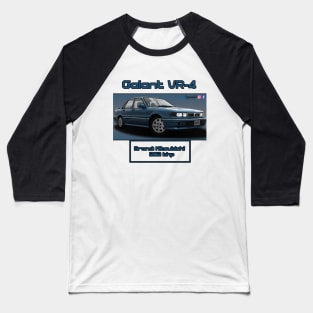 Mitsubishi Galant VR-4 Blue Baseball T-Shirt